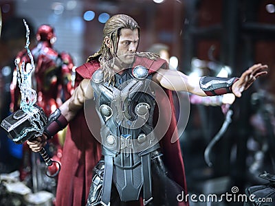 Thor in toy soul 2015 Editorial Stock Photo