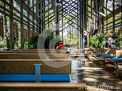 Thorncrown Chapel Editorial Stock Photo