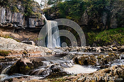 Thornton Force Waterfall Stock Photo