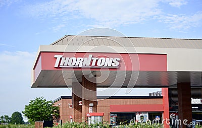 Thorntons Gas Station Murfreesboro, TN Editorial Stock Photo