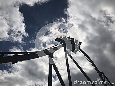 Thorpe Park Stock Photo