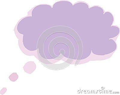 Thought Balloon Vector Vector Illustration