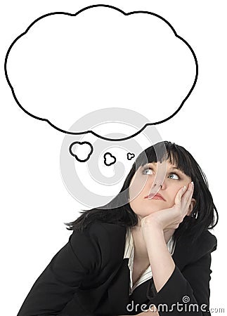 Thought Bubble Stock Photo