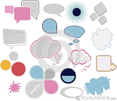 Thought bubbles Vector Illustration