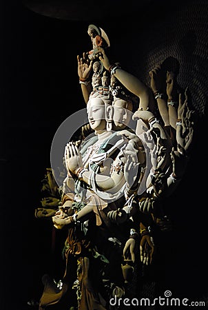 Thousand-hand Bodhisattva Stock Photo