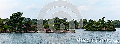 Thousand Islands near Kingston Ontario Stock Photo