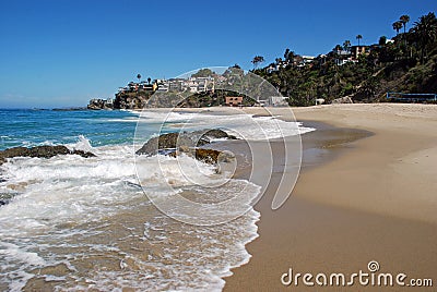 Thousand Steps Beach, South Laguna Beach, California. Stock Photo