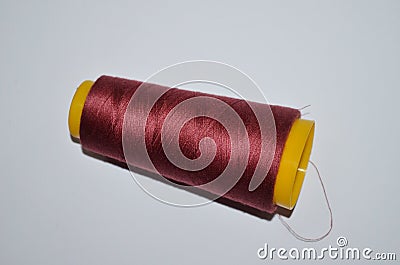 Thread spools Stock Photo