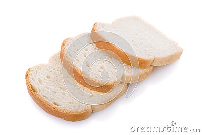 Three bread slices Stock Photo