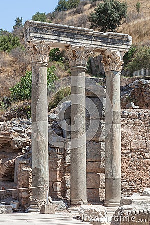 Three columns Stock Photo