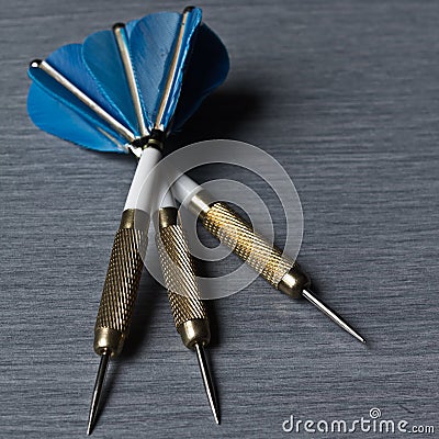 Three darts Stock Photo