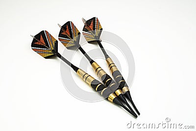 Three darts Stock Photo