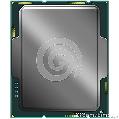 Three-dimensional space, 3D space i7 12900K cpu socket 1700 LGA processor intel core chip hardware 3D illustration graphic Cartoon Illustration