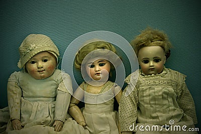 Three dolls Stock Photo