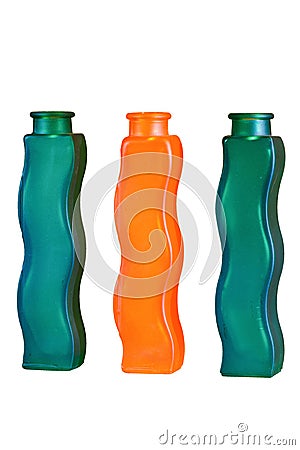 Three exclusive bottles Stock Photo