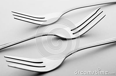 Three forks Stock Photo