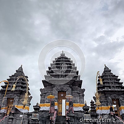 Three gate in Balinese style Stock Photo