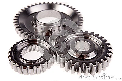 Three gears Stock Photo