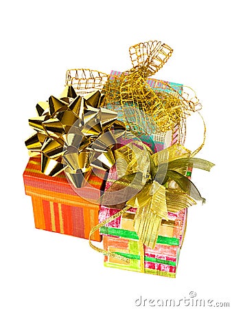 Three gifts Stock Photo