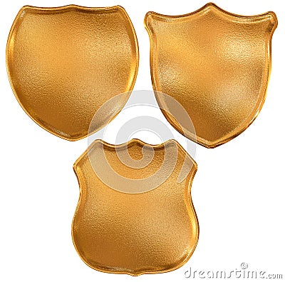 Three golden pattern knight board Stock Photo