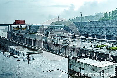 Three Gorges Dam, China Stock Photo