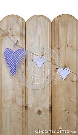 Three hearts Stock Photo