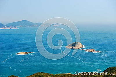 Three islands Stock Photo