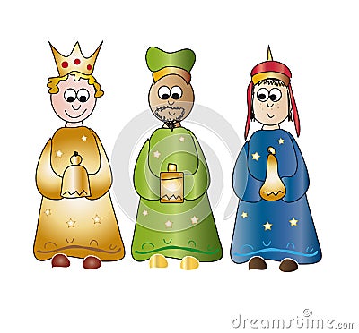 Three Kings Stock Photo