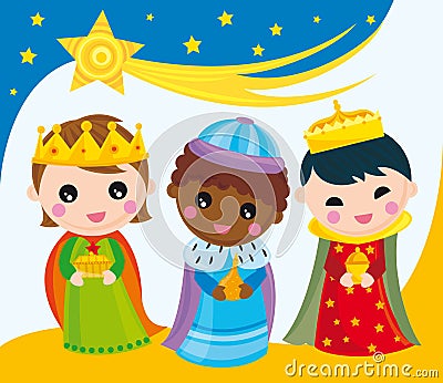 Three kings Stock Photo