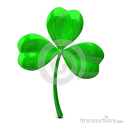 Three leaf clover Stock Photo