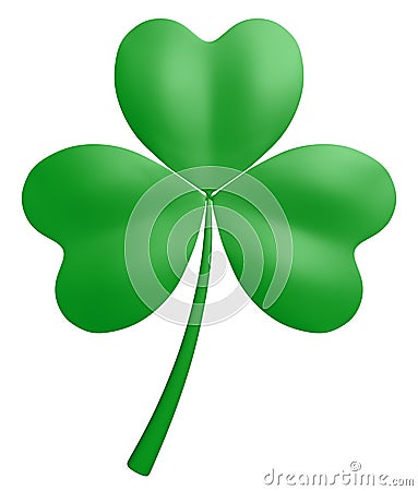 Three-leaf clover Stock Photo