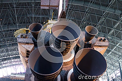 Space craft engines Editorial Stock Photo