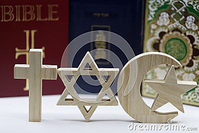 Religion. Interfaith dialogue Stock Photo