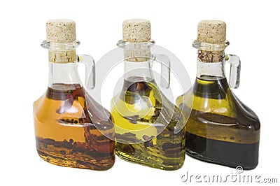 Three oils Stock Photo