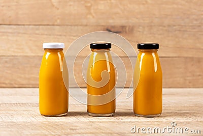 Pineapple smoothies Stock Photo