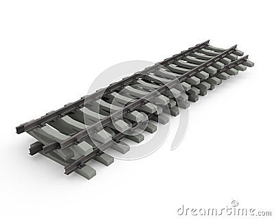 Three Rails Stock Photo