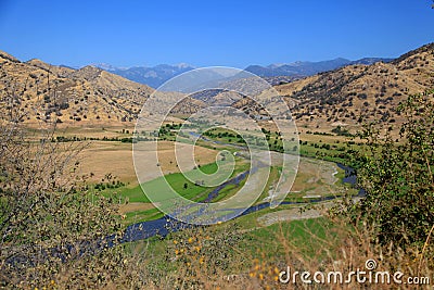 Three Rivers California Stock Photo