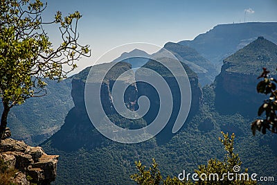 Three Roundavels Mpumalanga. Blyde River Canyon Stock Photo