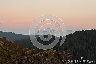 Iron Mountain Hike in Oregon Stock Photo