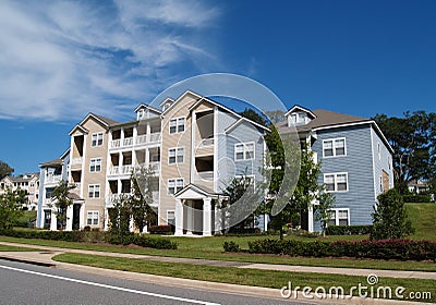 Three Story Condos, Apartments or TownhomesCondo, Stock Photo