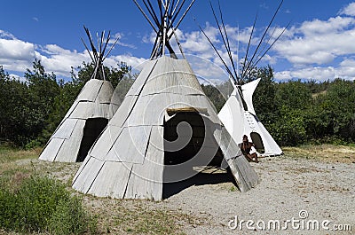 Okanagan Summer village Editorial Stock Photo