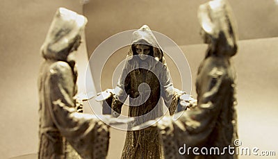 Three witches Stock Photo