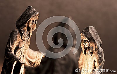 Three witches Stock Photo