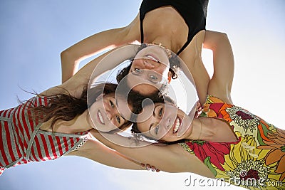 Three woman Stock Photo