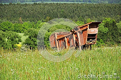 Thresher Editorial Stock Photo