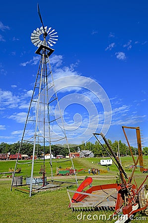 Thresher reunion Stock Photo