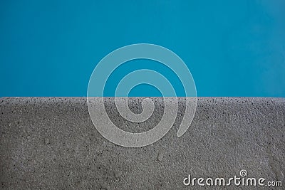 Threshold of the pool Stock Photo