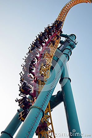 The Thrill Ride Possessed Dorney Park Editorial Stock Photo