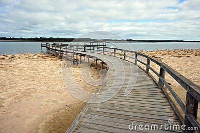 Thrombolites of Lake Clifton Stock Photo