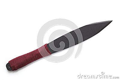 Throwing knife for target shooting Vector Illustration